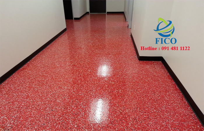 Sơn Epoxy Giả Đá Cho Sàn Bê Tông Chống Trơn Trượt Độ Bền Cao